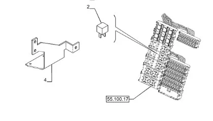 87606848 - Кронштейн рамы